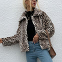 Artificial Leopard Print Faux Fur Thickening