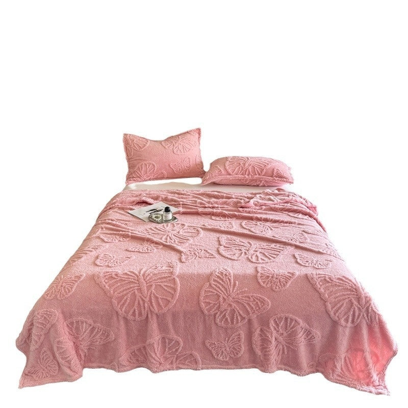 Butterfly Cotton Wool Leisure Blanket