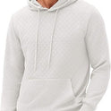 Men's Hooded Long-sleeved Sweater Quilted