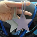 Leather Five-pointed Star Keychain Pendant Bag Ornament