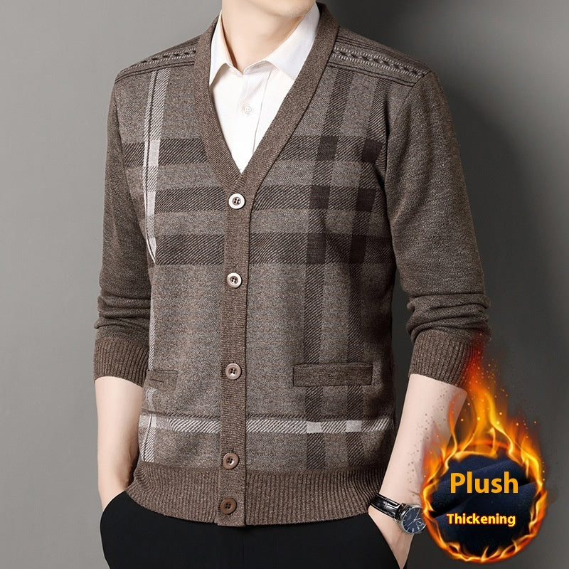 Wool Knit Cardigan Loose Casual