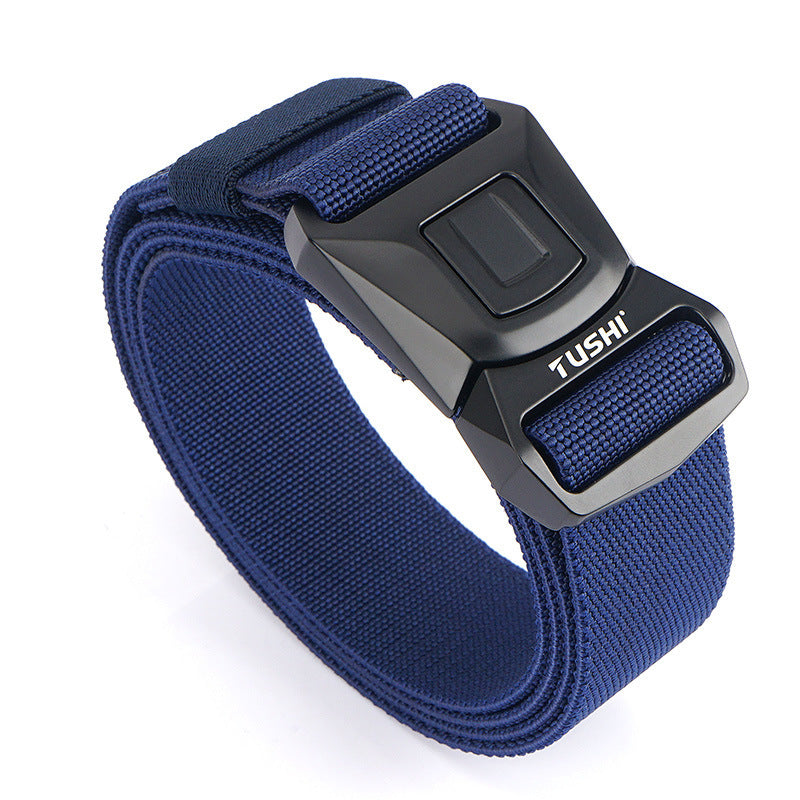 Quick Release Release Buckle Tactical Nylon Stretch Belt