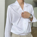 Hong Kong Style Fashion Spring And Autumn Men's Casual Shirt