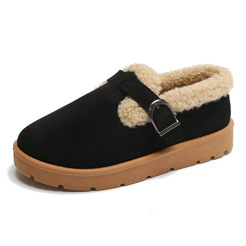 Thick Bottom Fleece-lined Thick Snow Boots