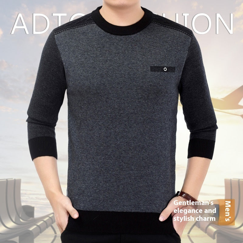 Autumn And Winter Middle-aged And Elderly Sweater Men