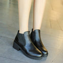 Women's Low-cut Chunky Heel Ankle Boots