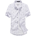 Men's Short-sleeved Shirt Korean-style Slim Fit