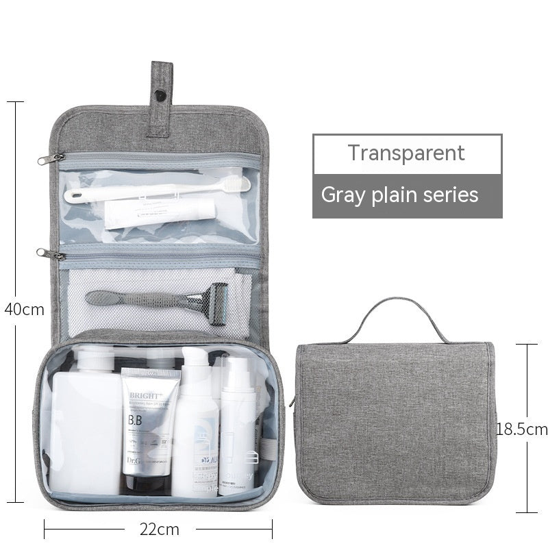 Waterproof Portable Travel Buggy Large Capacity Hanging Men's Toiletry  Storage Bag