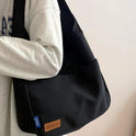 Fashion Casual Embroidered Tooling Canvas Messenger Bag