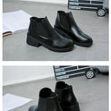 Women's Low-cut Chunky Heel Ankle Boots