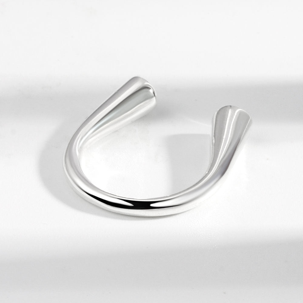 Cold Style Metal Irregular Shape Ring