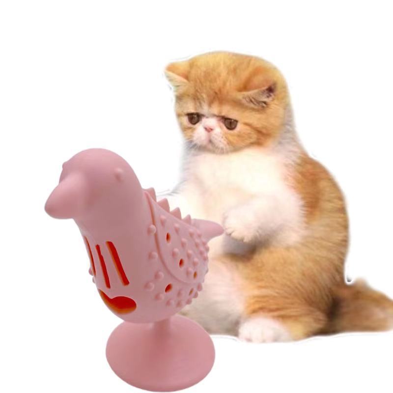 Funny Treat Leaking Cat Toy Interactive Bird Shape Cat Toy For Cats Kitten Dogs Bite Grinding Teeth Pet Products Accessories