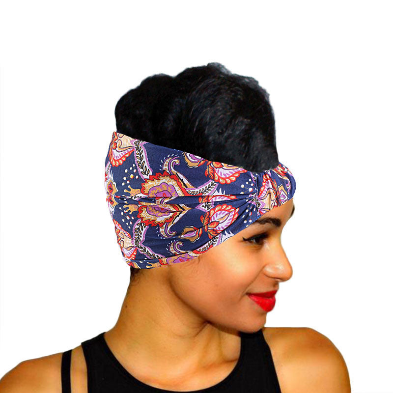 Women's Sports Print Wide Head Headband