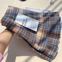 Plaid Pleated Skirt For Women, Autumn And Winter A-line