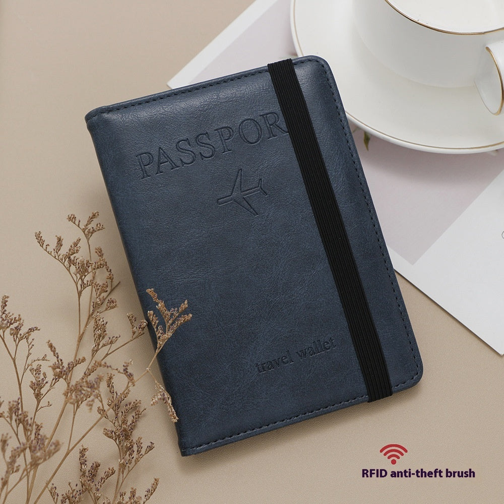 RFID Passport Holder Multi-function Passport Cover SIM Card