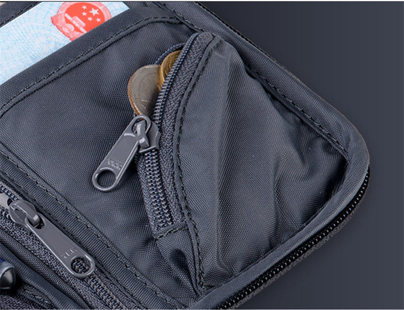 Travel Multi-function Document Bag Cash And Passport Storage