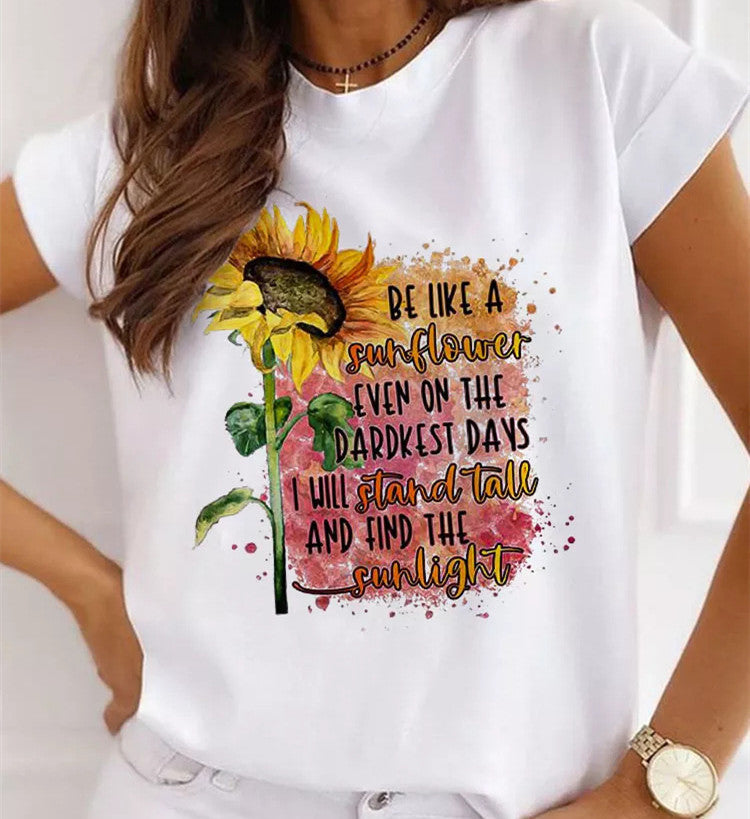 Valentine's Day Gift T Shirt Print Casual