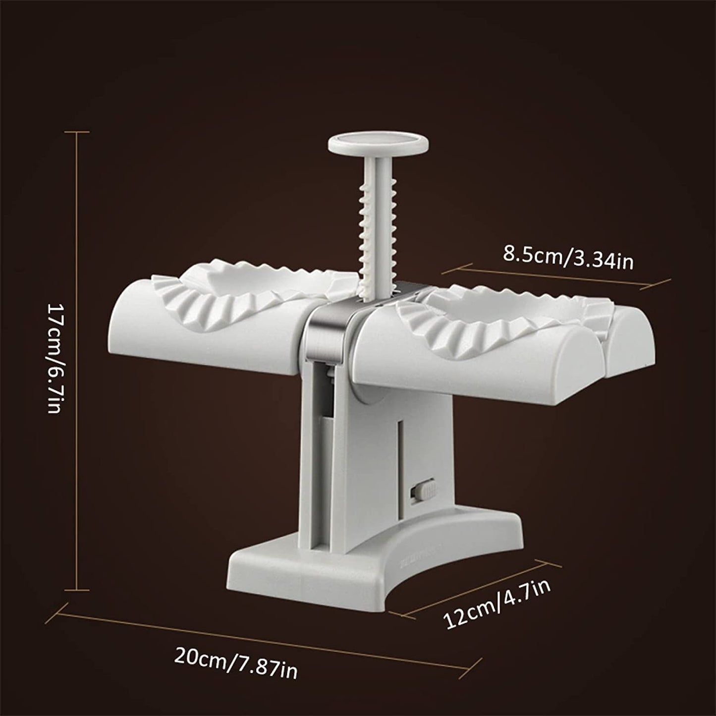 قالب الزلابية قالب زلابية برأسين من Lazy Artifact، مكبس يدوي لصانع الزلابية، إكسسوارات المطبخ، صانع الزلابية