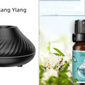 New Volcanic Flame Aroma Diffuser Essential Oil Lamp 130ml USB Portable Air Humidifier With Color Night Light Mist Maker Fogger LED Light