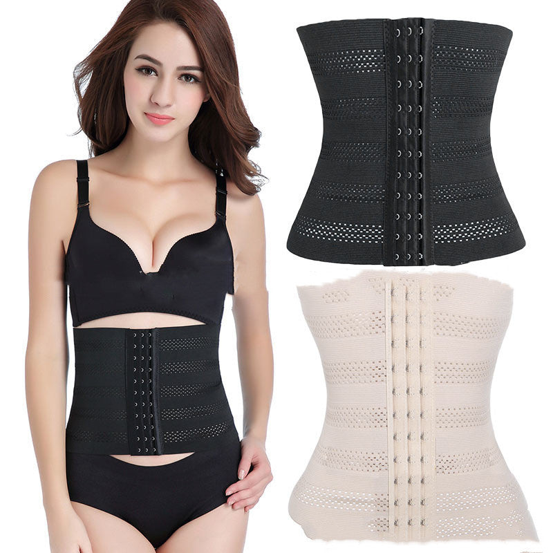 Hollow And Breathable Corset And Belly Band Shapewear