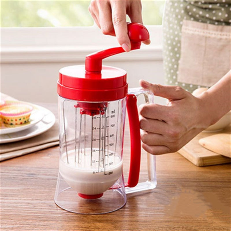 1Pc Baking Pastry Manual Pancake Mixer Machine Cupcake Funnel Batter Dispenser Cream Separator Tool Cake Dough Dispenser