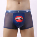 Summer Men's Ice Silk Ultra-thin Breathable Mesh Quick-drying Panties