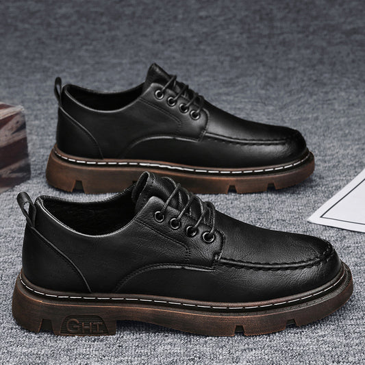 British Casual Low-top Martin Boots Leather Shoes