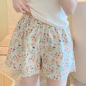 Silk Pajamas Women's Summer Short Pants Home Pants Artificial Cotton Thin Air Conditioning Cotton