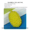 Durian-shaped Chewing Toys For Dogs Squeaky Toys Beautiful Fruits Tooth Cleaning And Training For Puppies Small And Medium Pets