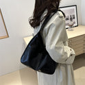 Women Vintage Hobo Bag Casual PU Leather Shoulder Bag Large Capacity Retro Tote Handbag Soft Underarm Bag Fall Winter Bag