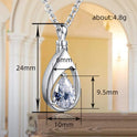 Tears Pendant Women's Water Drop Light Luxury Design Necklace