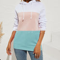 Multi Color Hooded Sweater Long Sleeve