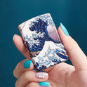 Colored Lacquer Kanagawa Surf Inside Lighter Dimension Time Sense Windproof Lighter