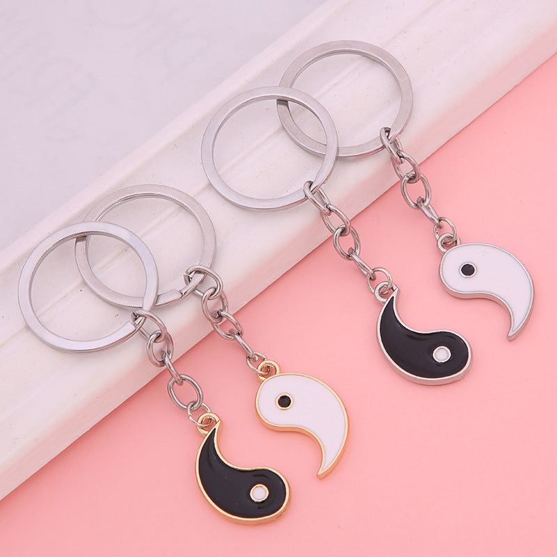 Creative Taiji Gossip Good Friend Key Chain