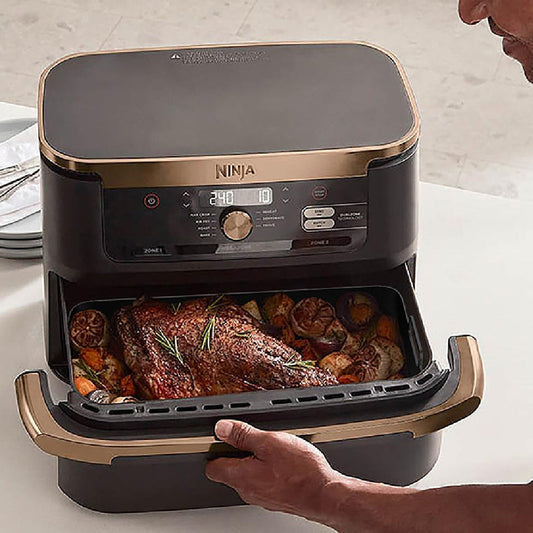 Foldable Air Fryer Baking Tray With Separation Pad