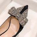 Rhinestone High Heel Shoes Women's Stiletto French Style