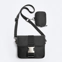 Men's Bag Trendy Two-piece Coin Purse Casual Crossbody Shoulder Bag