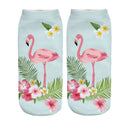 Fashion Creative Flamingo 3D Printing Socks Socks