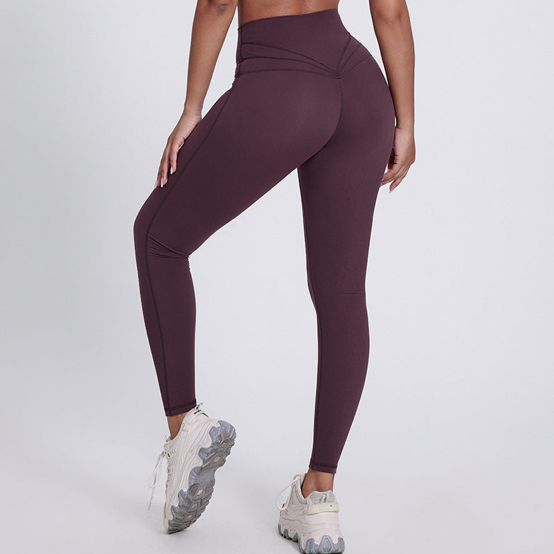 Running Sports Cycling Outdoor Yoga Clothes Belly Contracting Hip Lifting Tights For Women