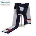 Men's Striped Winter Warm Artificial Cashmere Scarf