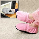 Home Leisure Non-slip Cloth Woolen Slipper