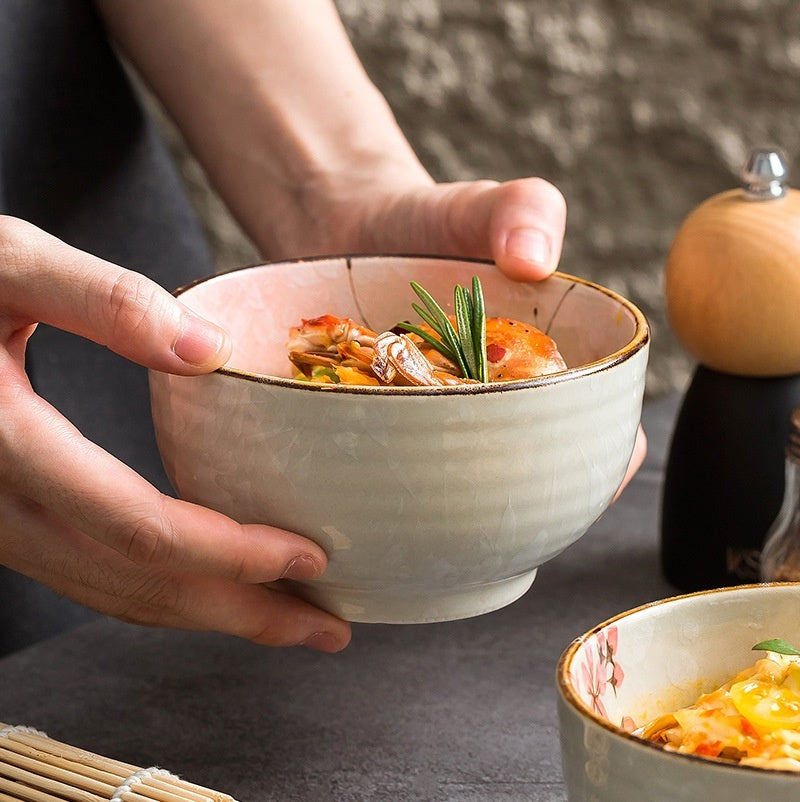 Breakfast Bowl Ceramic Noodle Bowl Household