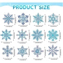 Diamond Painting, Acrylic Keychain Double-sided DIY Full Diamond Christmas Snowflake