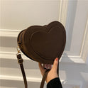 Women's Bag Western Style Leisure Fashion Heart Bag Girl Crossbody Shoulder