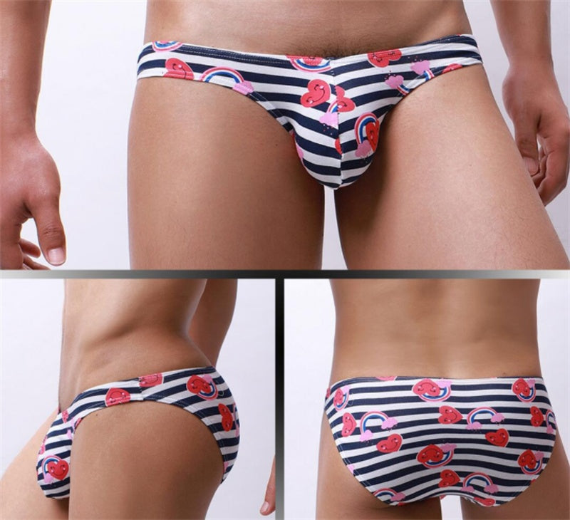 Low Waist Printed Pattern Men's Underwear