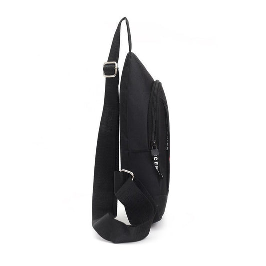 Nylon Zipper Chest Bag With Large Edition