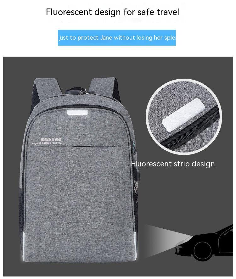 USB Charging Casual Backpack Business Backpack