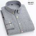 Men's Purified Cotton Long Sleeve Shirt Anti-wrinkle Heartless Slim Fit