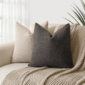 Decorative Textured Boucle Throw Pillow Covers Accent Solid Pillow Cases Cozy Soft Couch Cushion Case For Chair Sofa Bedroom Living Room Home