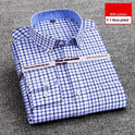 Men's Purified Cotton Long Sleeve Shirt Anti-wrinkle Heartless Slim Fit